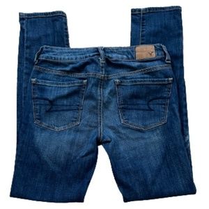 American Eagle Outfitters Dark Blue Skinny Jeans